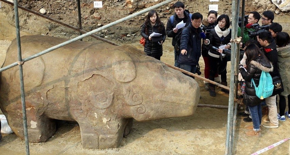 神兽被挖图片