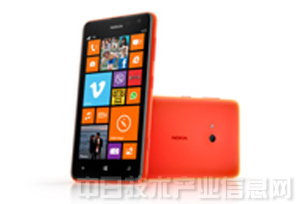 诺基亚发布4.7英寸智能手机Lumia 625