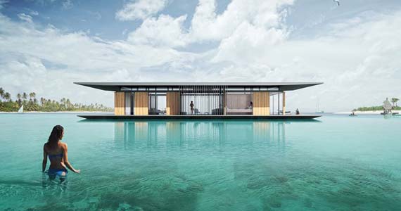 新加坡打造水上漂浮屋