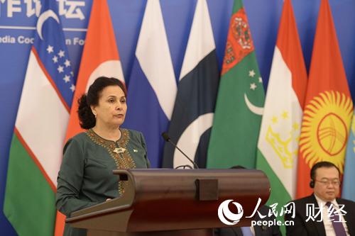 土库曼斯坦驻华大使鲁斯塔莫娃・齐纳尔致辞