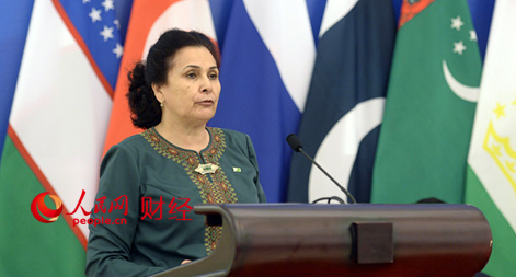 土库曼斯坦驻华大使鲁斯塔莫娃・齐纳尔致辞