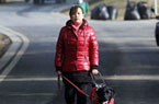 陳燕和她的導盲犬珍妮