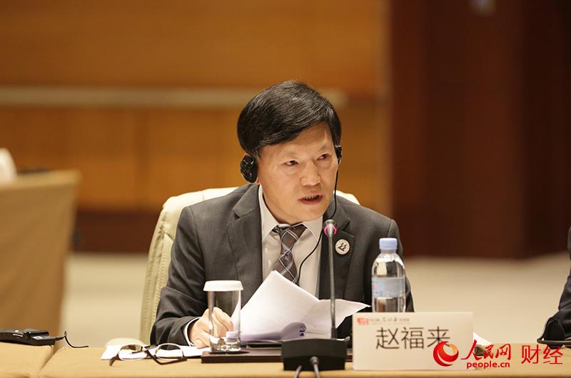 韓國聯合通訊社常務理事趙福來發言（王子候攝）
