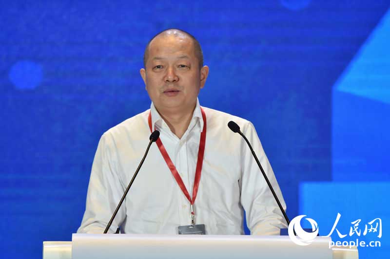 騰訊集團高級副總裁、黨委書記郭天凱發表主題演講
