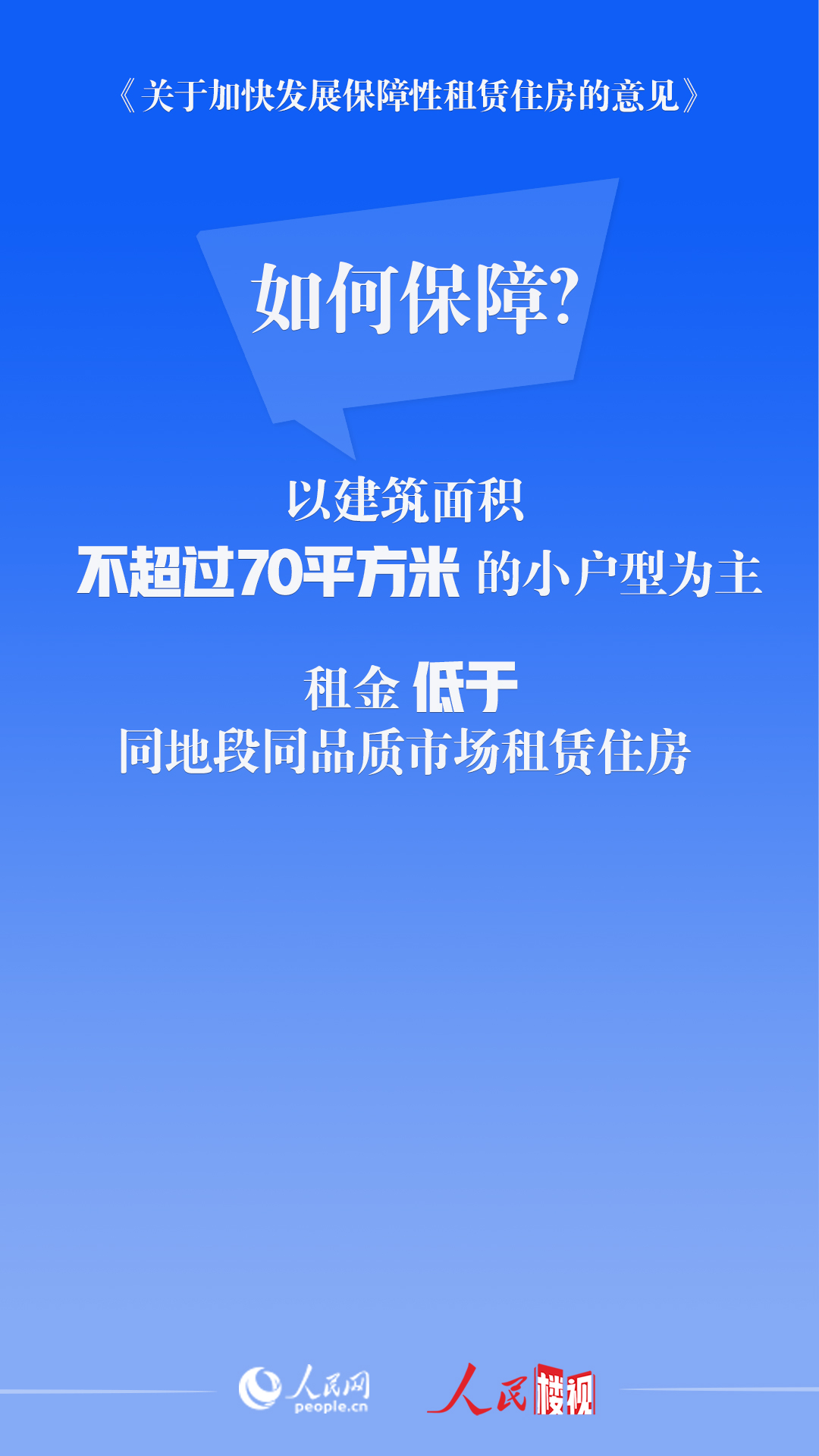 人民楼视丨保障性租赁住房最新政策带来哪些“红包”？