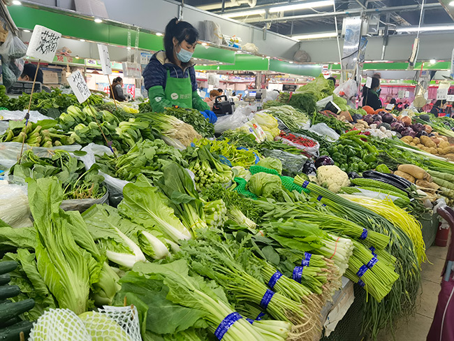 全国蔬菜供应总量充足 “两节”前后可为每人每天提供3斤菜