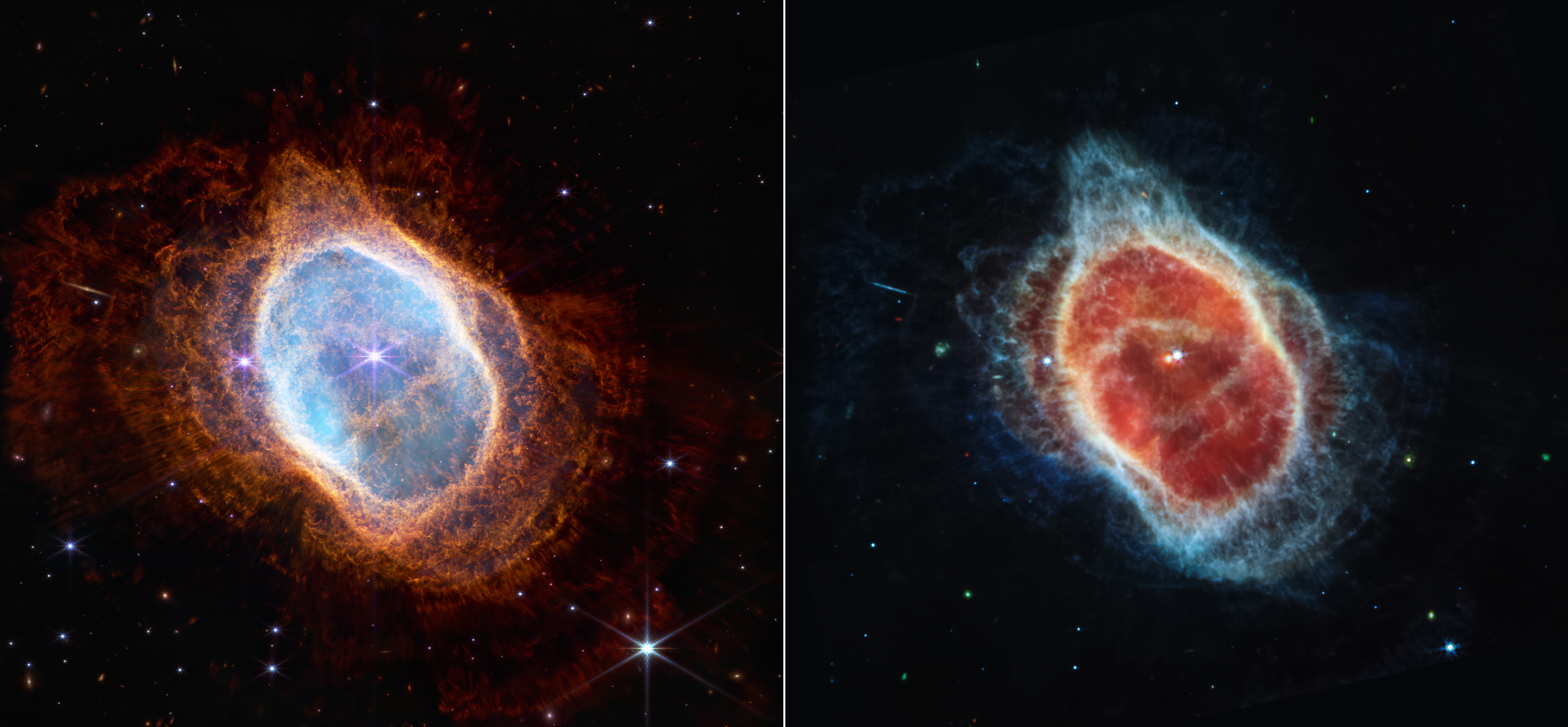 距離我們約2000光年的南環狀星雲NGC3132。圖片來源：NASA官網