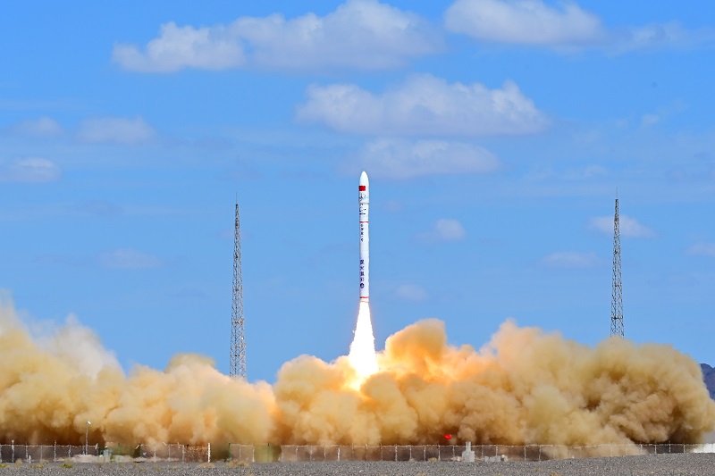 谷神星一號遙三運載火箭發射成功。汪江波攝