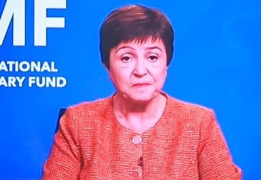 國際貨幣基金組織總裁克裡斯塔利娜·格奧爾基耶娃