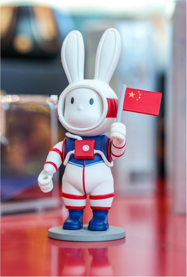 中国探月航天“太空兔”。中国探月工程供图