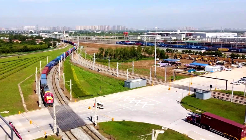 西安國際港站。中國鐵路西安局集團有限公司供圖
