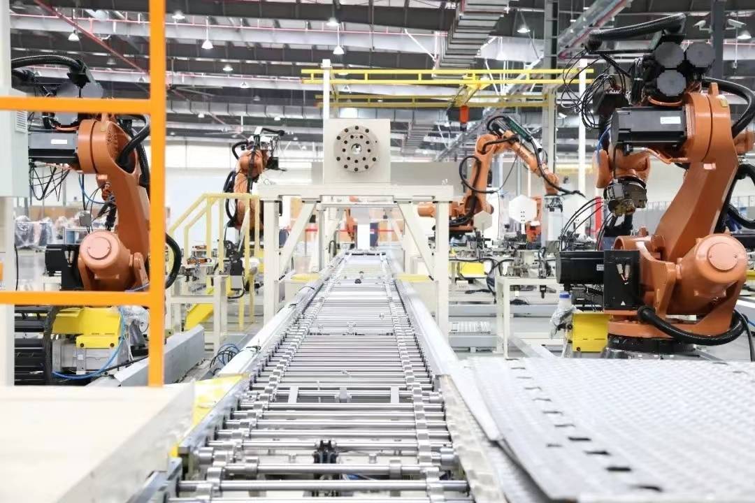 新时达机器人超级工厂。资料图片