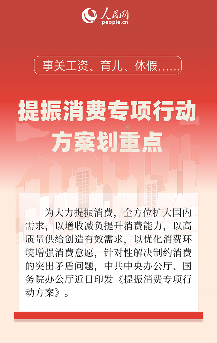 事关工资、育儿、休假…… 提振消费专项行动方案划重点