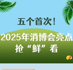 2025年消博會亮點搶“鮮”看