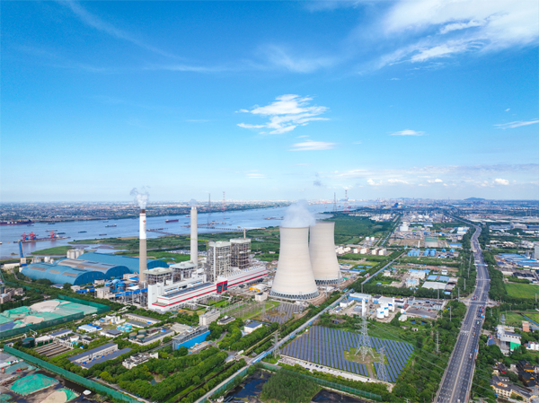 江蘇常州公司二期擴建工程3號煤電機組廠房。受訪者供圖