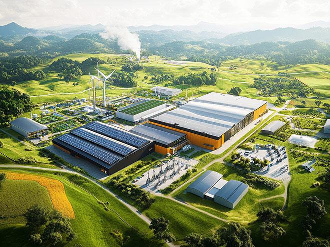 2022年，索通发展全面启动数智化建设，打造行业智能智造绿色标杆工厂。
