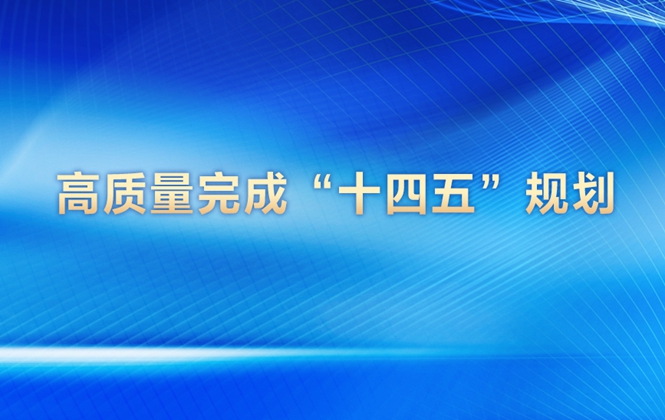 高质量完成“十四五”规划