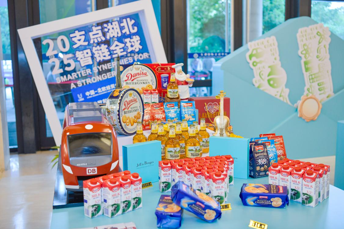 北欧特色商品展区。人民网记者 任峰涛摄