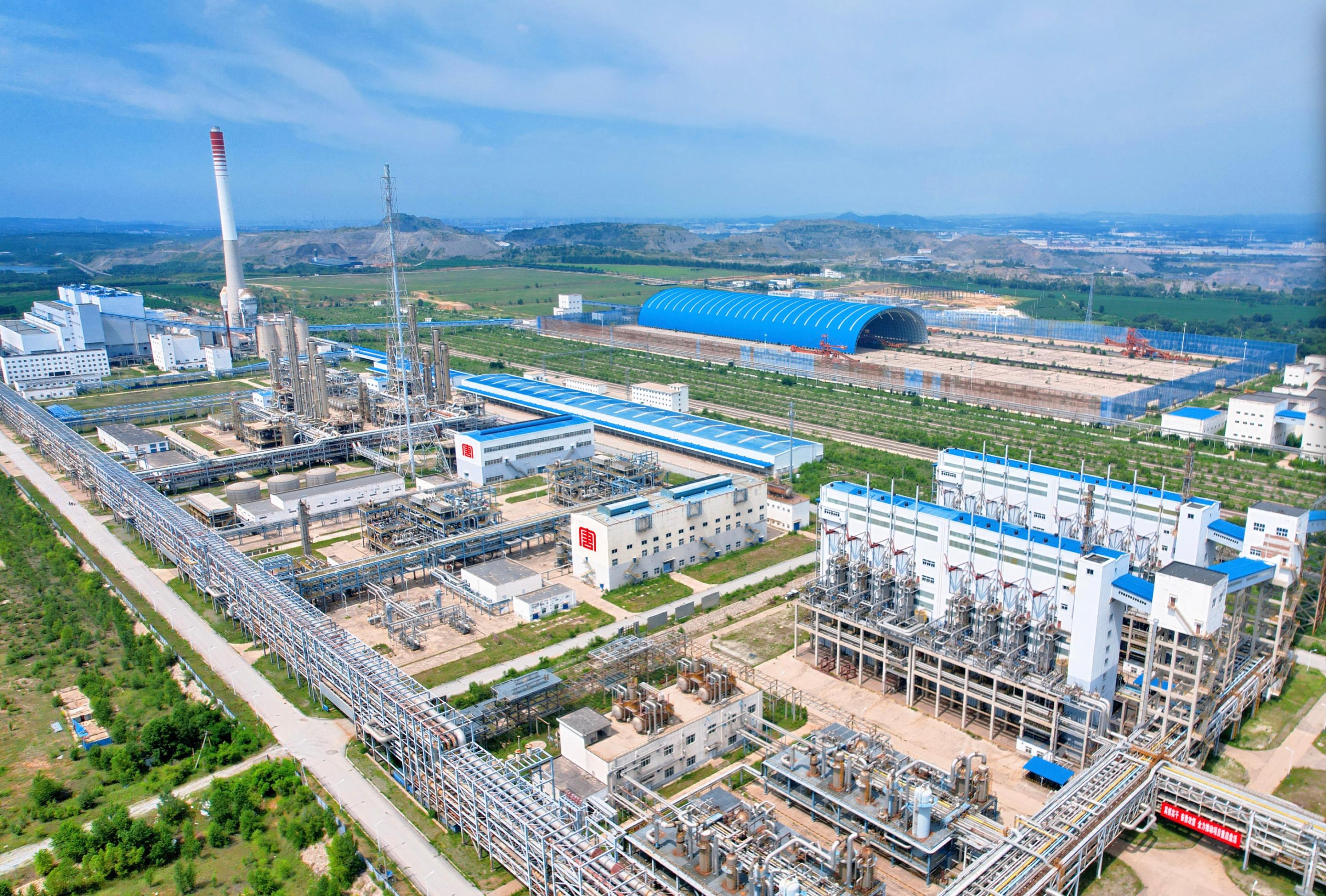 中国大唐阜新煤制天然气项目主装置。 受访者供图