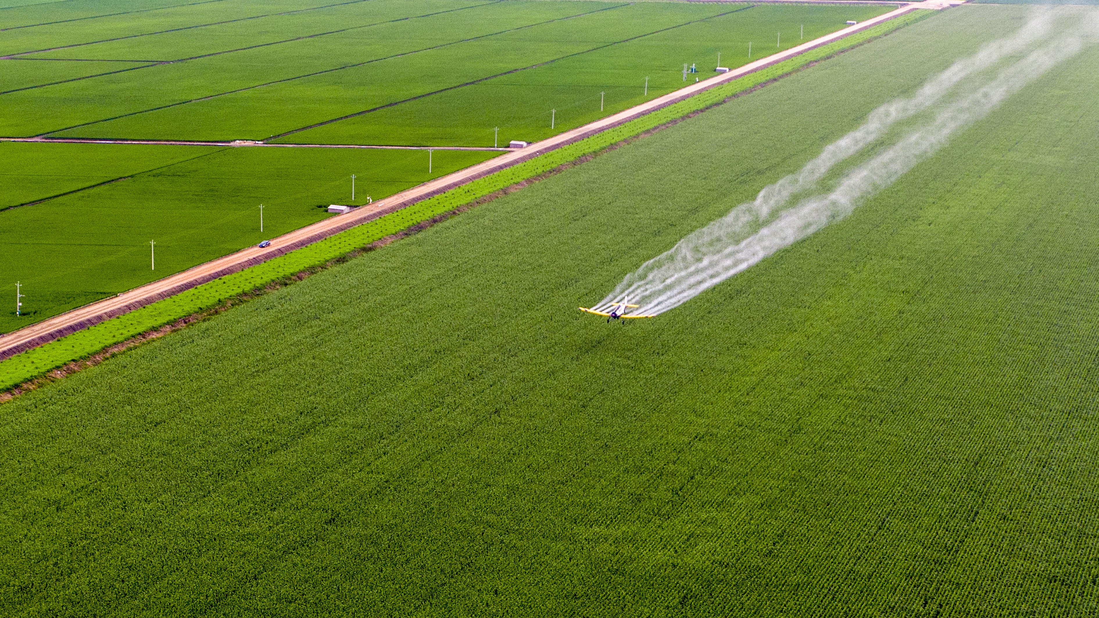 黑龙江双鸭山：航化作业促增产