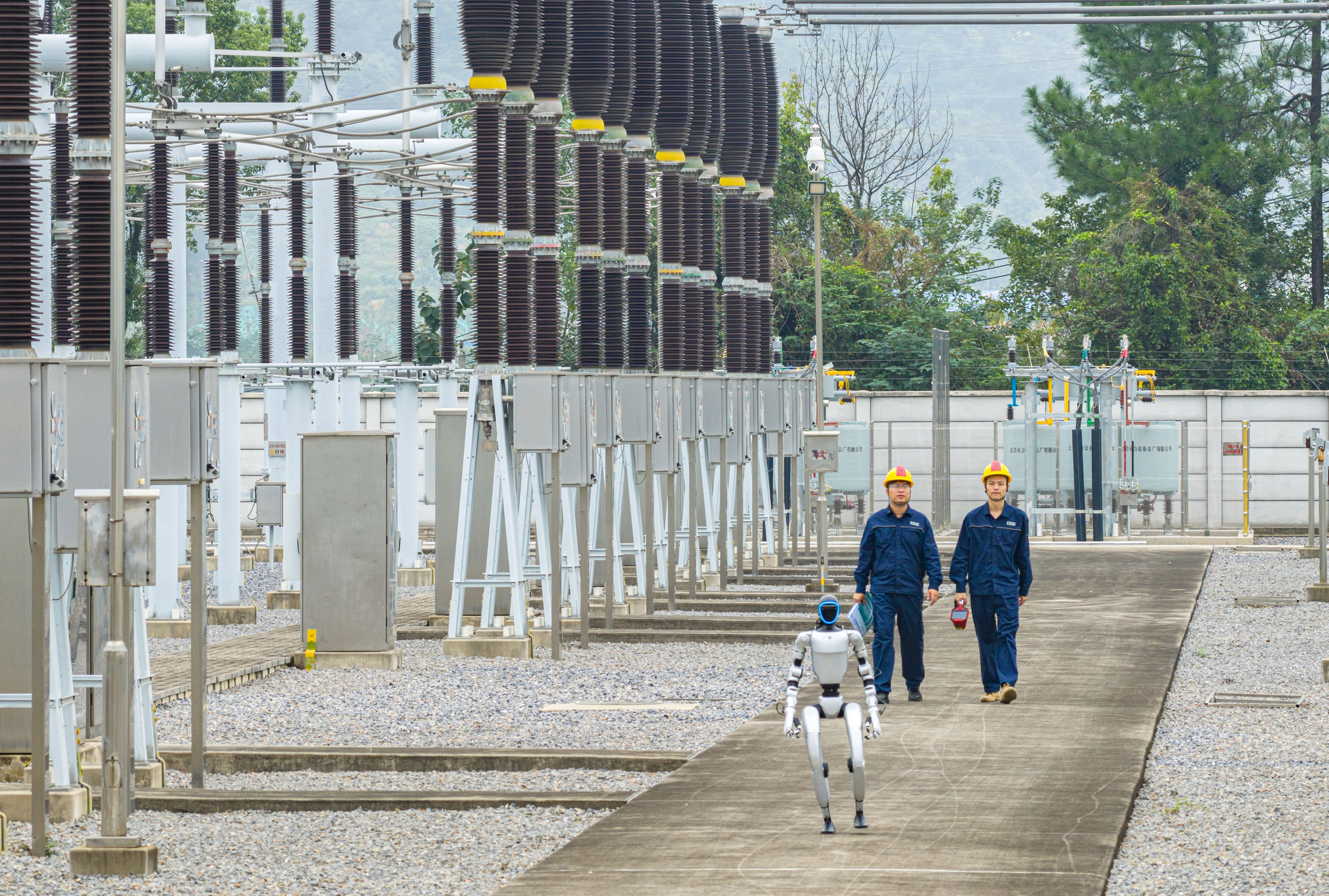 湖北黄石：智能机器人巡检电网保供电