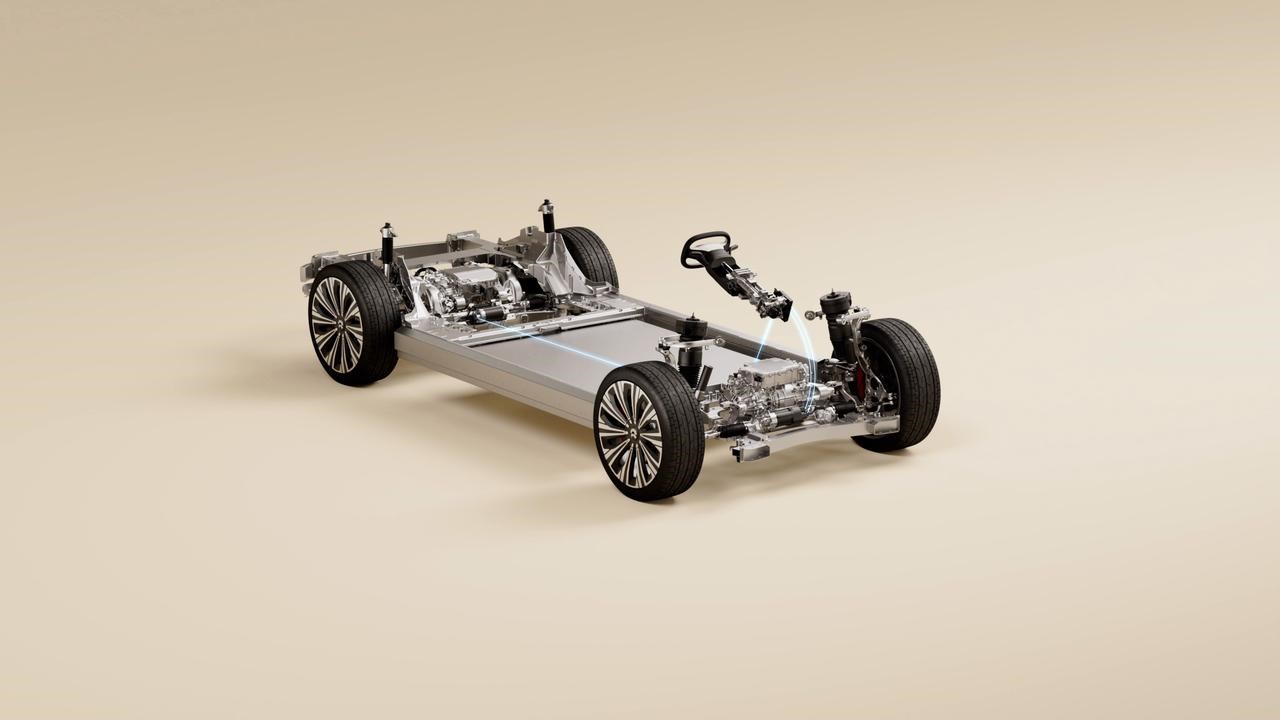 蔚来ET9智能底盘。(受访者供图)