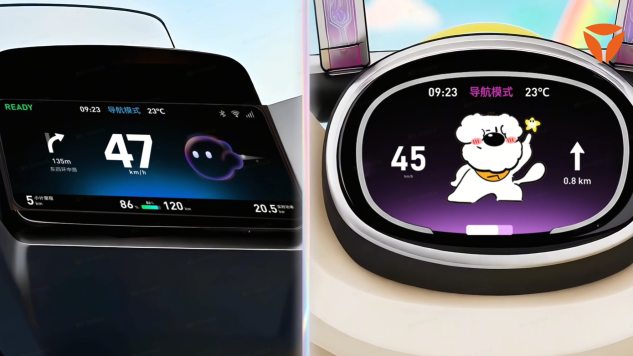 全新亮相的出行智能體IP矩陣“小迪祥雲”與“迪旺旺”。（受訪者供圖）