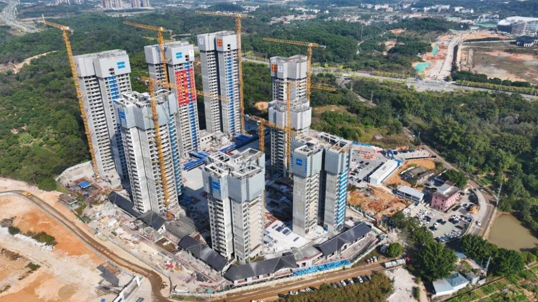 “五村七片”城中村改造項目現場。受訪方供圖