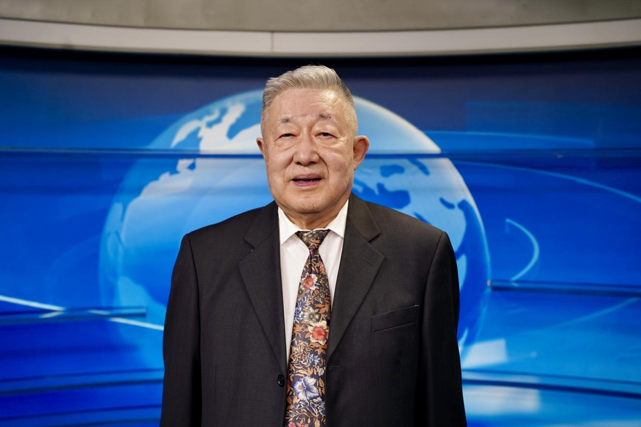 中國工程院院士王浩做客《人民會客廳》欄目。人民網 謝欣良攝