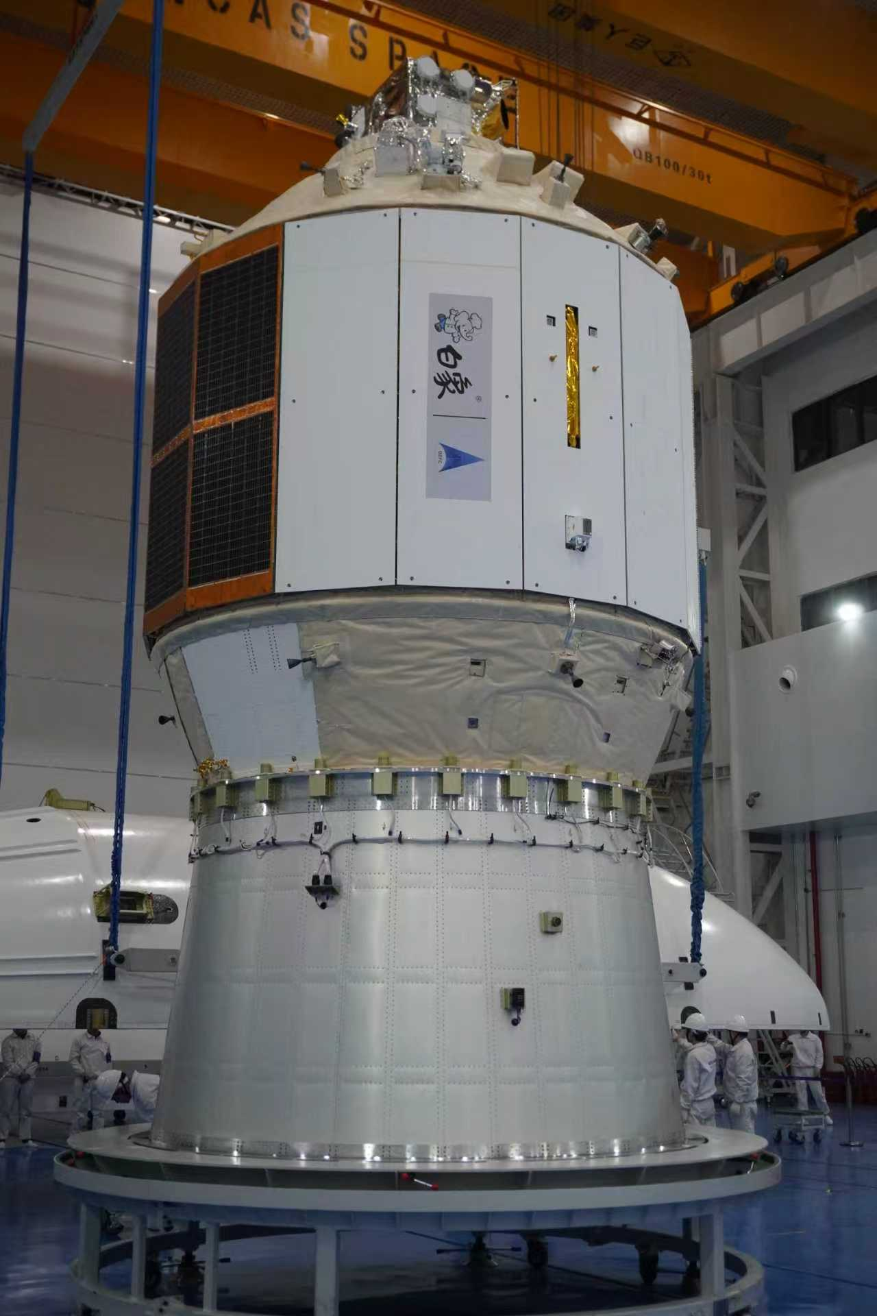 輕舟初樣試飛船(白象號)。中國科學院微小衛星創新研究院供圖