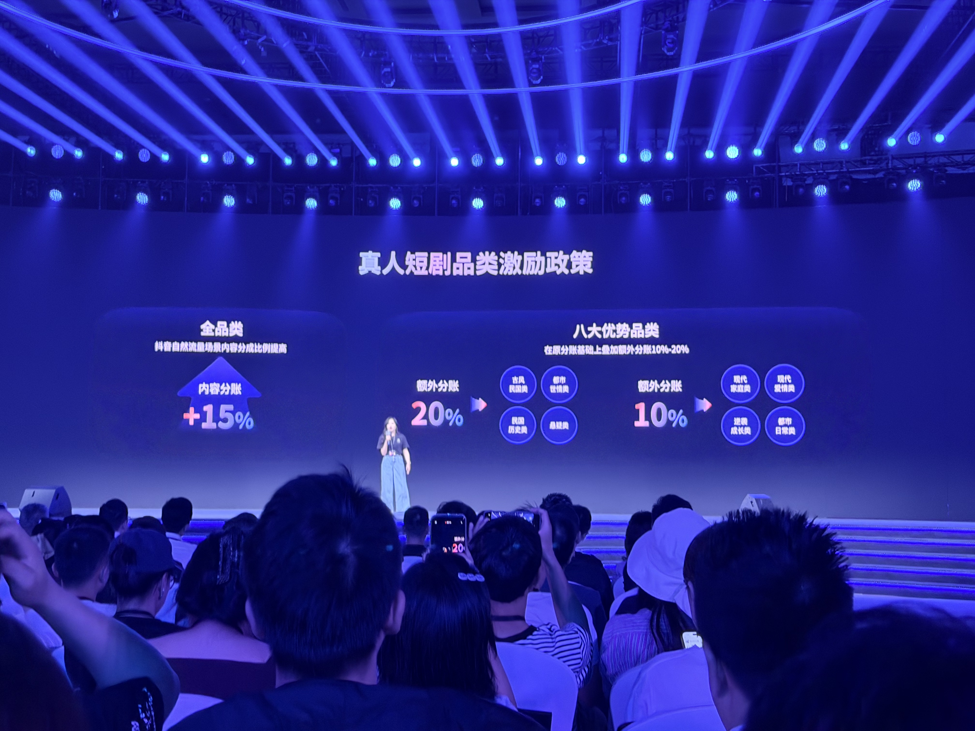 首届短剧产业大会现场。人民网记者 杨虞波罗摄