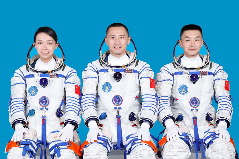 神舟二十三號航天員乘組。中國載人航天工程辦公室供圖