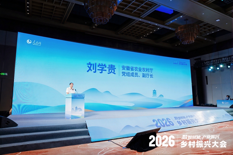安徽省农业农村厅党组成员、副厅长刘学贵。刘磊摄