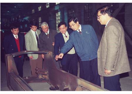 1996年胡锦涛视察柳工