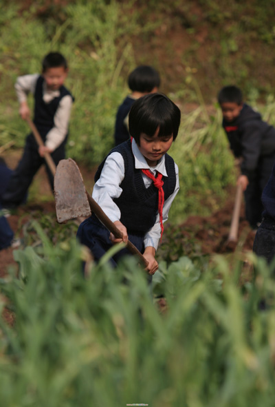 摄影家看农村:山乡平民教育向陶行知看齐