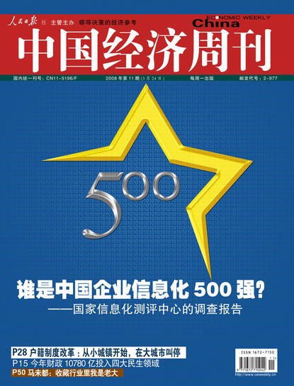 2007年中国企业信息化500强调查报告