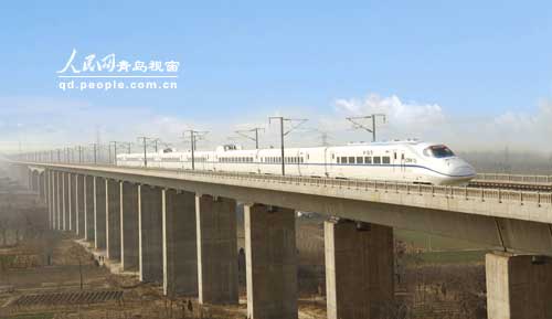 南车青岛四方股份造动车组装备郑西高铁